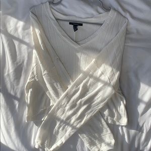 Forever 21 cropped knit long sleeve